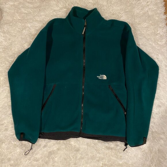 Vintage 1999 The North Face Fleece Full Zip Hiking Jacket Camping Medium - Picture 5 of 7